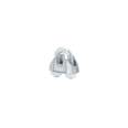 Blíster c/2 nudos (perros) de hierro p/cable de 1/8', FIERO