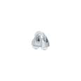 Bolsa c/100 nudos (perros) de hierro p/cable de 1/8', FIERO