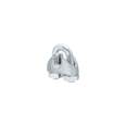 Bolsa c/50 nudos (perros) de hierro p/cable de 3/16', FIERO