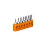 Juego de 7 puntas torx combinadas c/seguro largo 1', EXPERT
