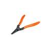 Pinza punta recta 7' para abrir anillos, mango de PVC