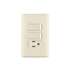 Placa armada 2 interruptores y contacto, marfil, BASIC