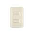 Placa armada, 2 interruptores, marfil, VOLTECK