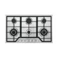 Parrilla gas empotrable 90cm, 6 quem, acero inox, RIVIERA