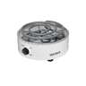 Parrilla eléctrica red. 1 quemador espiral, blanca, VOLTECK