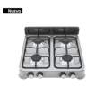 Parrilla de gas de sobreponer,4 quemadores, inox, FOSET AERO