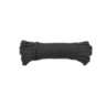 Piola de nylon paracord de 4mm x 15m negro, madeja, FIERO