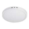 Luminario LED plafón24W 3000K, redondo, blanco, VOLTECK