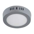 Luminario LED plafón 6W 6500K, redondo, gris, VOLTECK