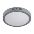 Luminario LED plafón 18W 6500K, redondo, gris, VOLTECK