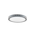 Luminario LED plafón 24W 6500K, redondo, gris, VOLTECK