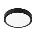 Luminario LED plafón 18W 6500K, redondo, negro, VOLTECK