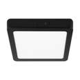 Luminario LED plafón 18W 6500K, cuadrado, negro, VOLTECK