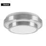 Luminario LED plafón decorativo 9W 6500K, metálico, BASIC