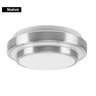 Luminario LED plafón decorativo 15W 6500K, metálico, BASIC