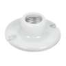Portalámpara de porcelana, 3-1/2', redonda, VOLTECK