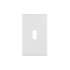 Placa de ABS para interruptor vertical, Standard, blanco