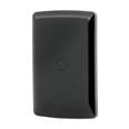 Placa ciega, Italiana, color negro, VOLTECK