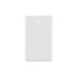 Placa de ABS ciega, Standard, blanco, VOLTECK