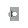 Placa contacto redondo, policarbonato,p/intemperie, Standard
