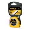 Flexómetro amarillo 3 m cinta 13 mm, en tarjeta, PRETUL