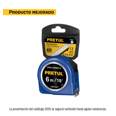 Flexómetro azul 6 m cinta 25 mm, en tarjeta, PRETUL