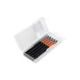 Estuche con 5 puntas de cruz PH2 de impacto largo 4'