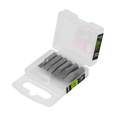 Estuche con 6 puntas planas combinadas largo 1', EXPERT