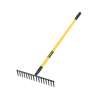 Rastrillo recto reforzado 16 dientes, mgo fibra d/vidrio 60'