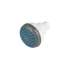 Regadera redonda de ABS 2-1/2' gris-blanca sin brazo, BASIC