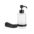 Dispensador de jabón a pared, negro, FOSET RIVIERA