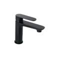 Monomando corto para lavabo, negro, FOSET RIVIERA