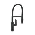 Monomando nariz flexible para fregadero, negro,FOSET RIVIERA