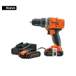 Rotomartillo/destornillador 1/2', 20V, 2 baterías 2Ah, PRO