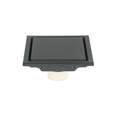 Resumidero reversible 4', anti olores, acero inox, negro, AQ