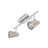 Luminario de sobreponer con 2 spots base GU10, VOLTECK