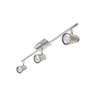Luminario de sobreponer con 3 spots base GU10, VOLTECK