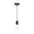 Socket colgante metálico, negro, VOLTECK