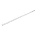 Cremallera sencilla blanca para ménsulas planas, 1m, FIERO