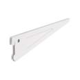 Ménsula plana blanca para cremallera doble, 27cm, FIERO