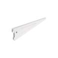 Ménsula plana blanca para cremallera doble, 32cm, FIERO