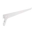 Ménsula plana blanca para cremallera sencilla, 30cm, FIERO