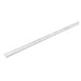 Cremallera doble blanca para ménsulas planas, 2m, FIERO