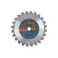Disco sierra 6-1/2' p/madera, 24 dientes con centro 5/8'