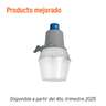 Luminario suburbano con foco LED 40W 6500K y sensor de luz