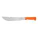 Machete rambo 12', cacha remachada naranja, TRUPER