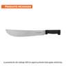 Machete estándar 14' cacha negra inyectada, TRUPER