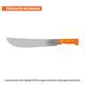 Machete estándar 14' cacha naranja remachada, TRUPER