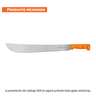 Machete estándar 18' cacha naranja remachada, TRUPER
