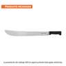 Machete estándar 20' cacha negra inyectada, TRUPER